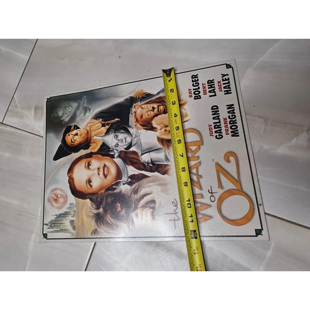 Wizard‎ of Oz Tin Metal Sign Movie Poster Art Judy Garland 16x12.5 Item 1563